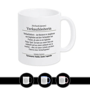 Tasse für Verkaufsleiterin - Druckerino