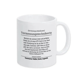 Tasse für Vermessungstechnikerin - Druckerino