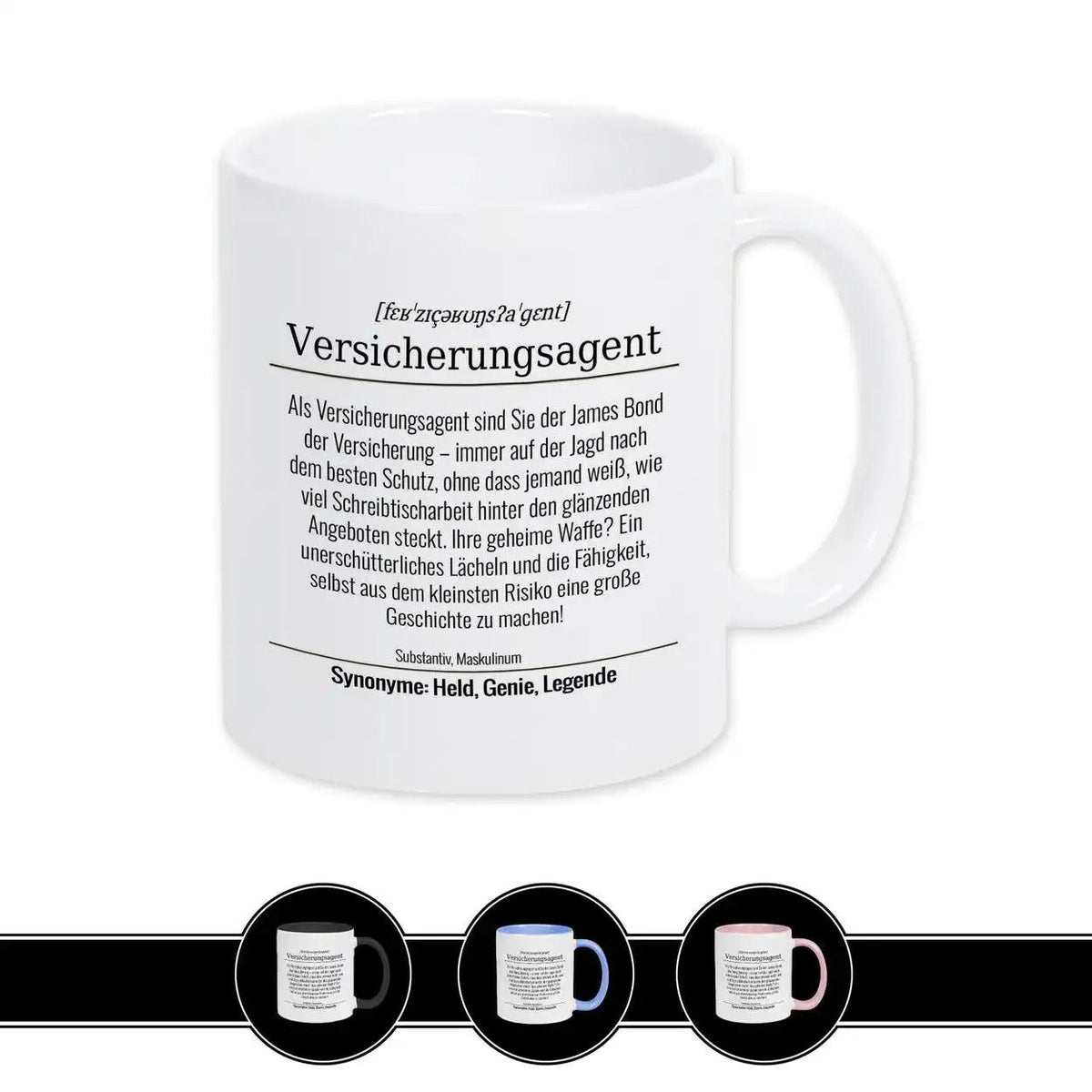 Tasse für Versicherungsagent - Druckerino