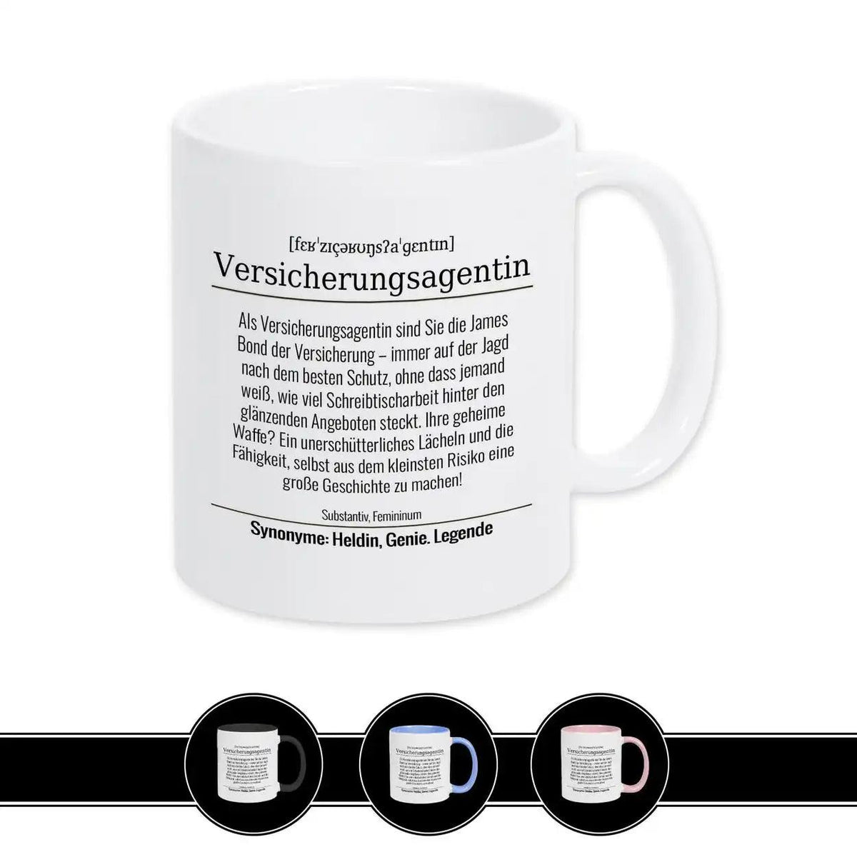 Tasse für Versicherungsagentin - Druckerino