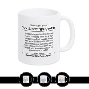 Tasse für Versicherungsagentin - Druckerino
