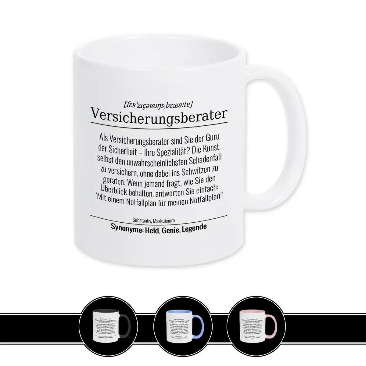 Tasse für Versicherungsberater - Druckerino