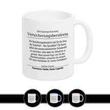 Tasse für Versicherungsberaterin - Druckerino