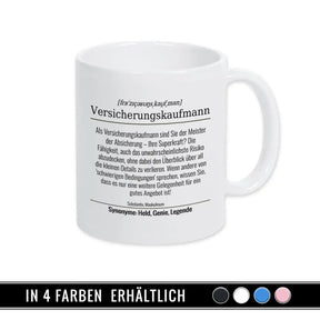 Tasse für Versicherungskaufmann - Druckerino