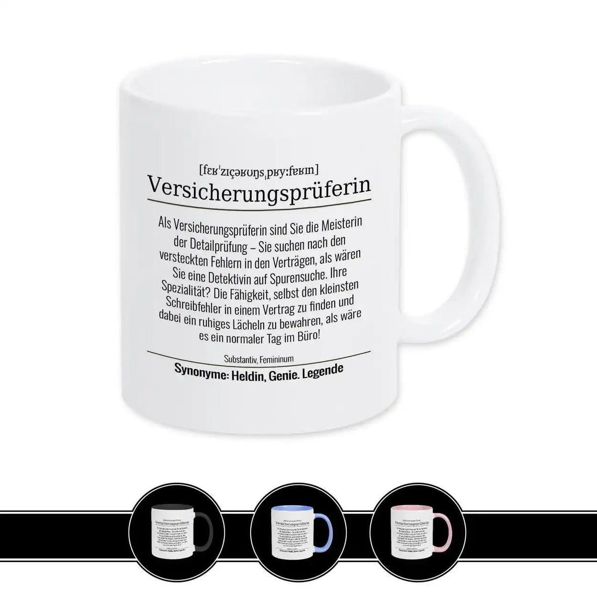 Tasse für Versicherungsprüferin - Druckerino