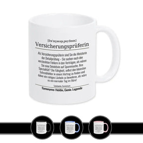 Tasse für Versicherungsprüferin - Druckerino