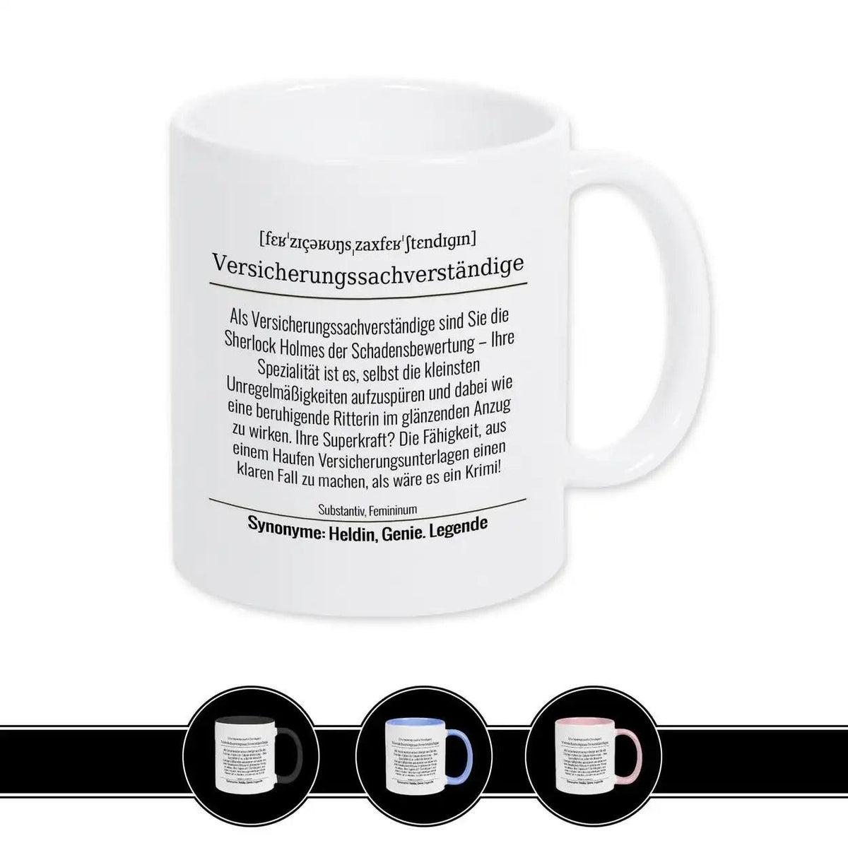 Tasse für Versicherungssachverständige - Druckerino