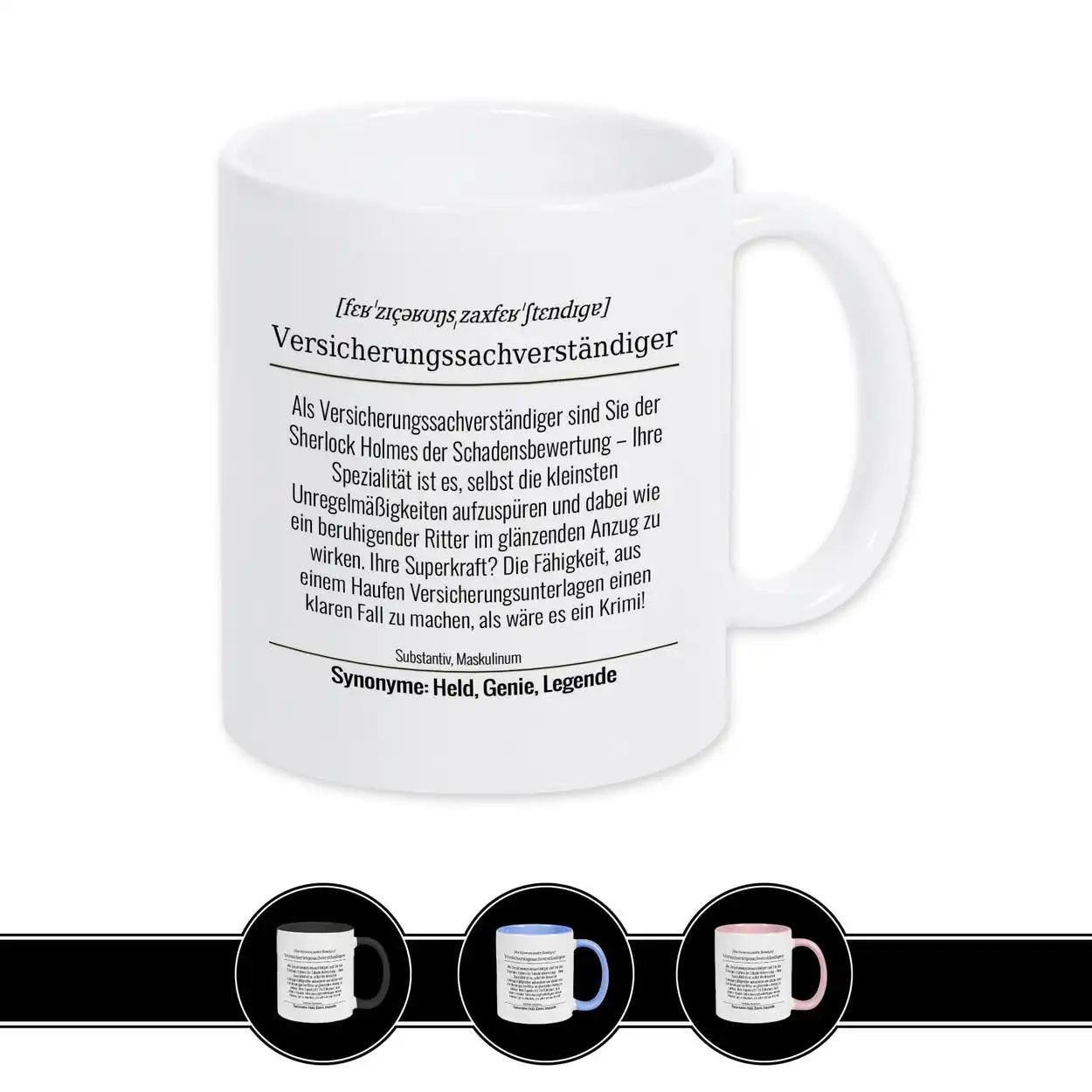 Tasse für Versicherungssachverständiger - Druckerino