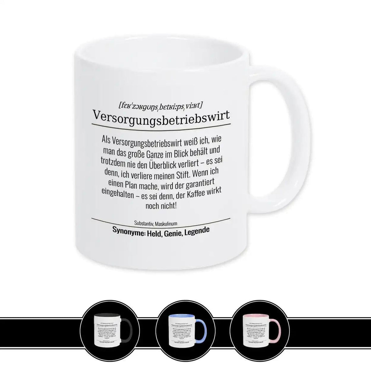Tasse für Versorgungsbetriebswirt - Druckerino