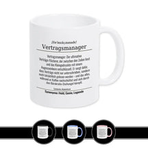 Tasse für Vertragsmanager - Druckerino