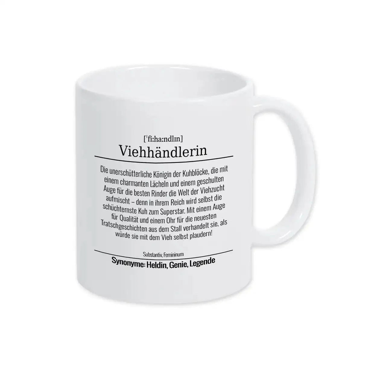 Tasse für Viehhändlerin - Druckerino