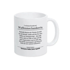 Tasse für Waffenmechanikerin - Druckerino