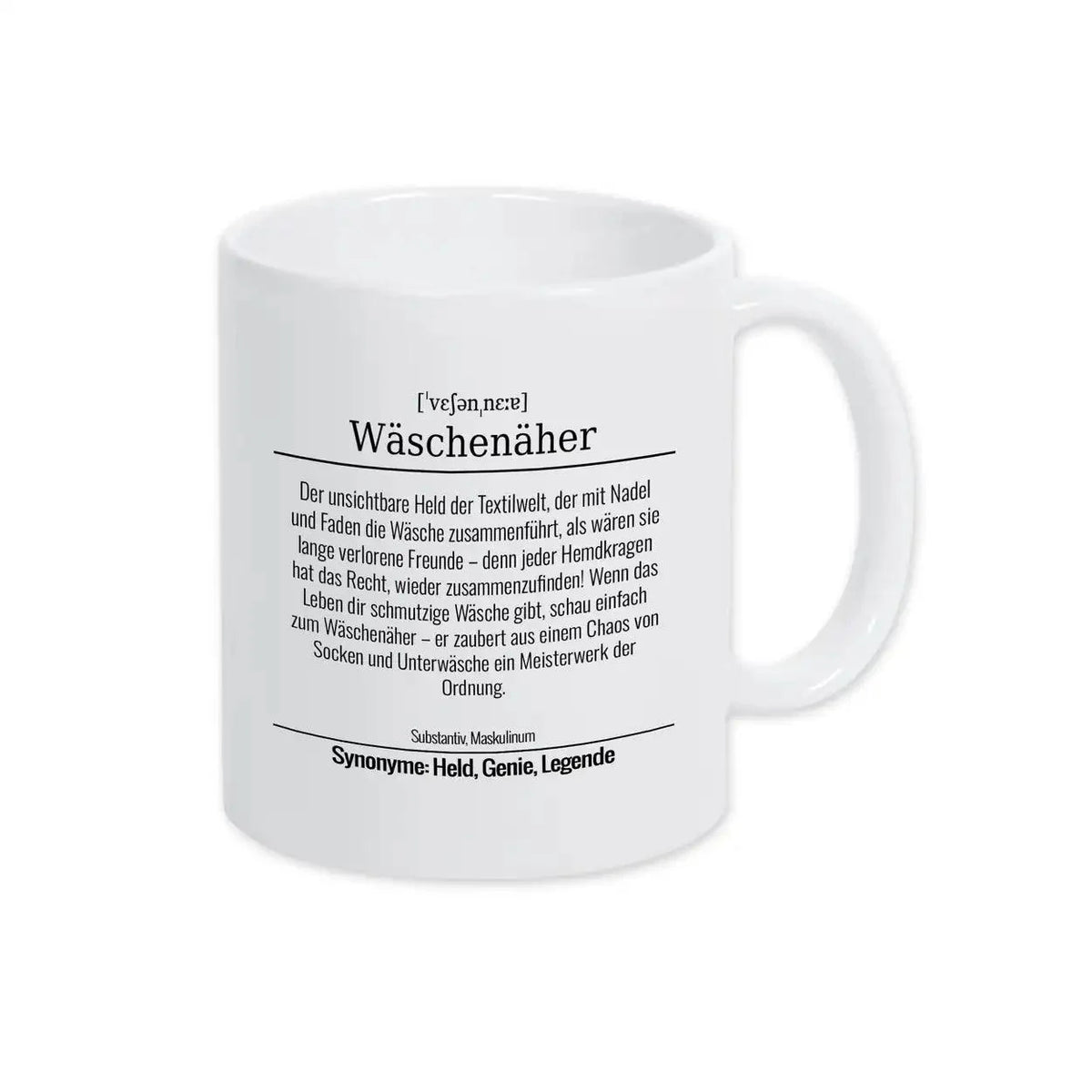 Tasse für Wäschenäher - Druckerino