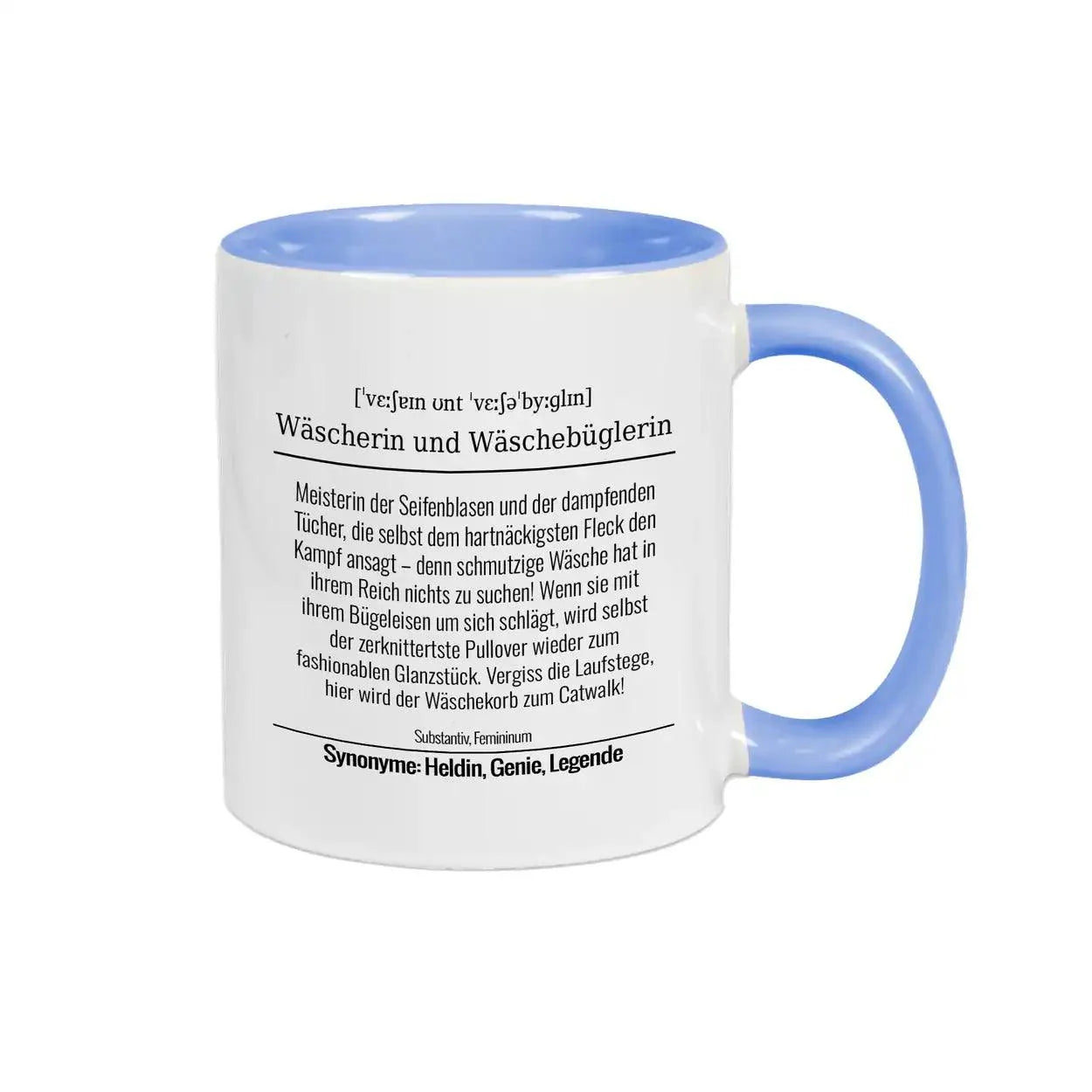 Tasse für Wäscherin und Wäschebüglerin - Druckerino
