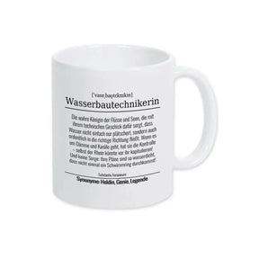 Tasse für Wasserbautechnikerin - Druckerino
