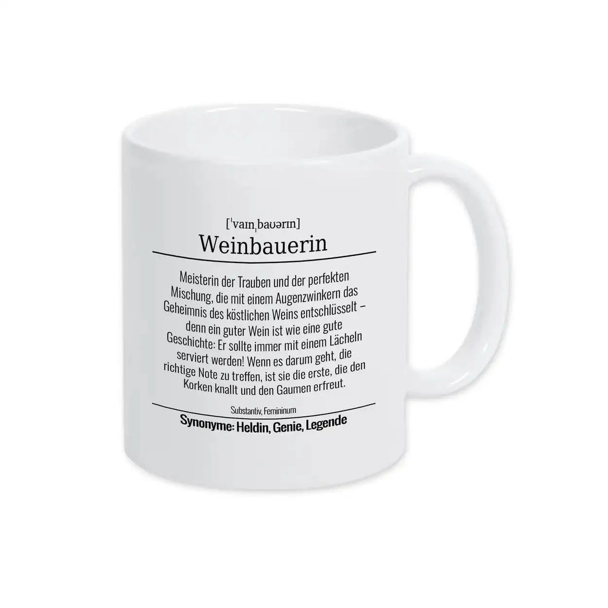 Tasse für Weinbauerin - Druckerino