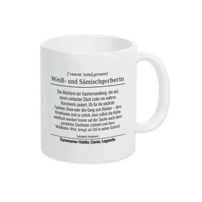 Tasse für Weiß- und Sämischgerberin - Druckerino