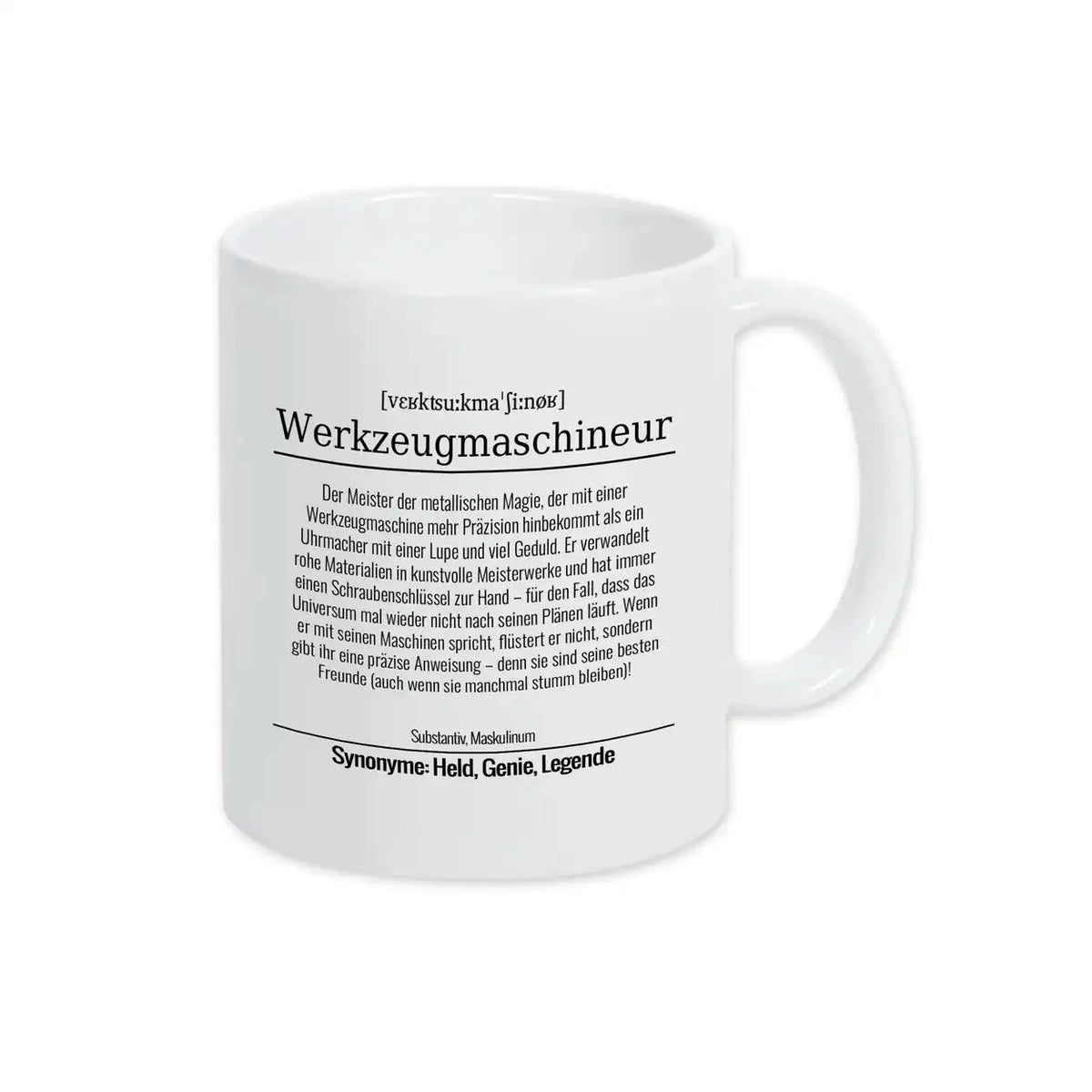 Tasse für Werkzeugmaschineur - Druckerino