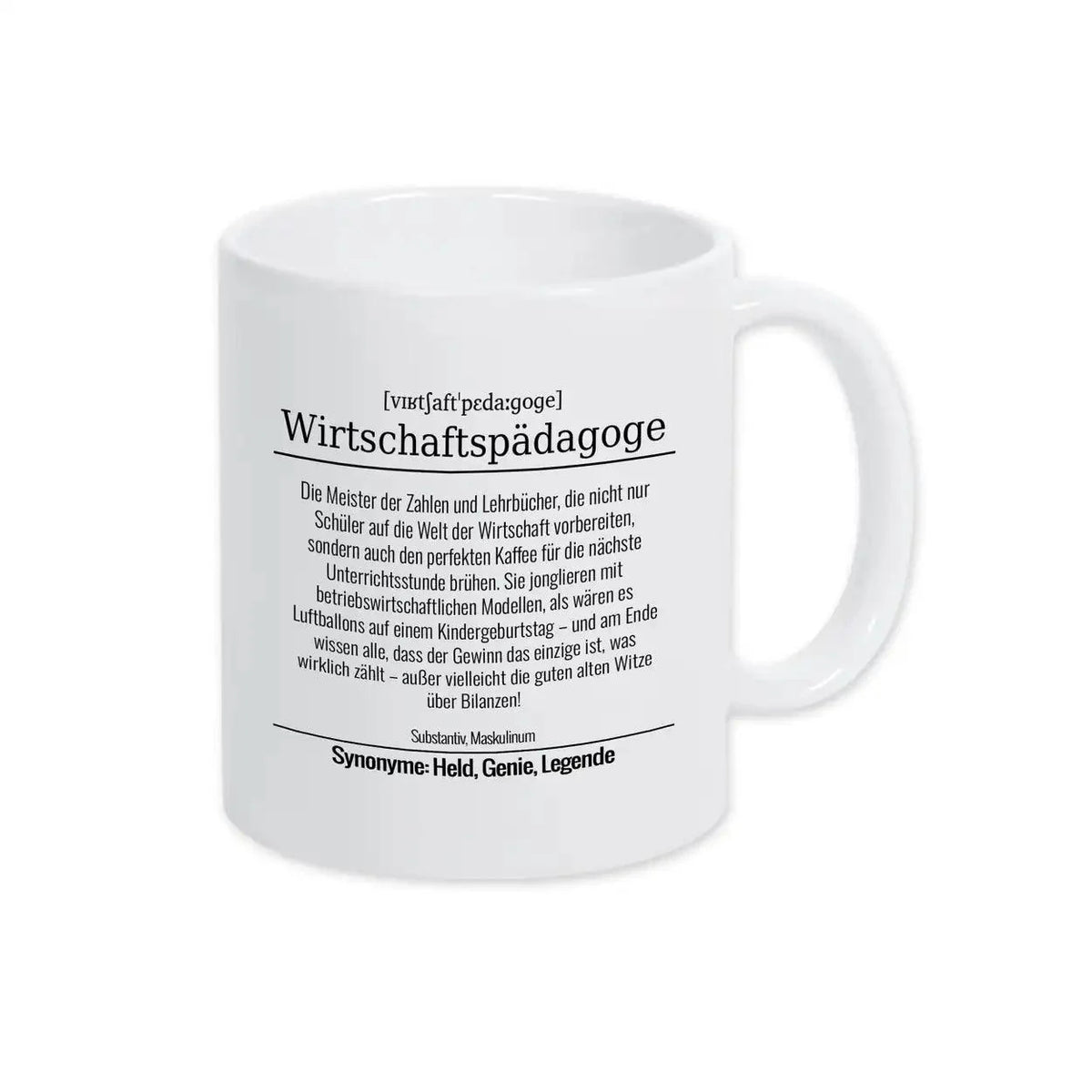 Tasse für Wirtschaftspädagoge - Druckerino