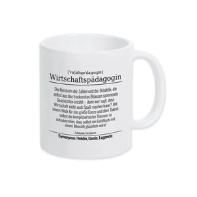 Tasse für Wirtschaftspädagogin - Druckerino