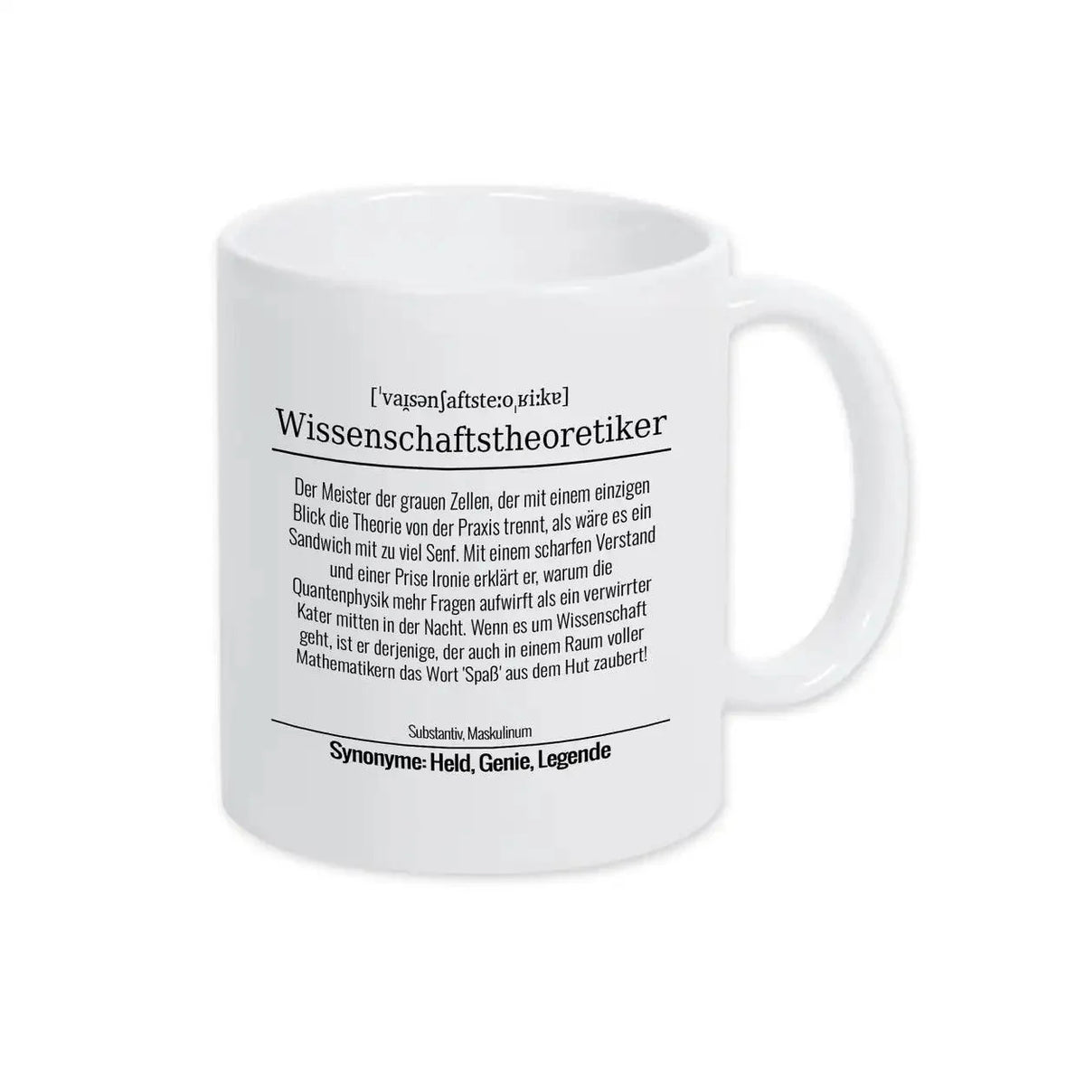 Tasse für Wissenschaftstheoretiker - Druckerino