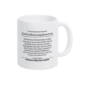 Tasse für Zentralheizungsbauerin - Druckerino