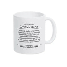 Tasse für Ziviltechnikerin - Druckerino