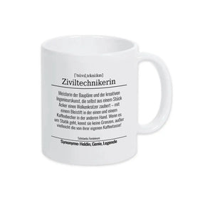 Tasse für Ziviltechnikerin - Druckerino