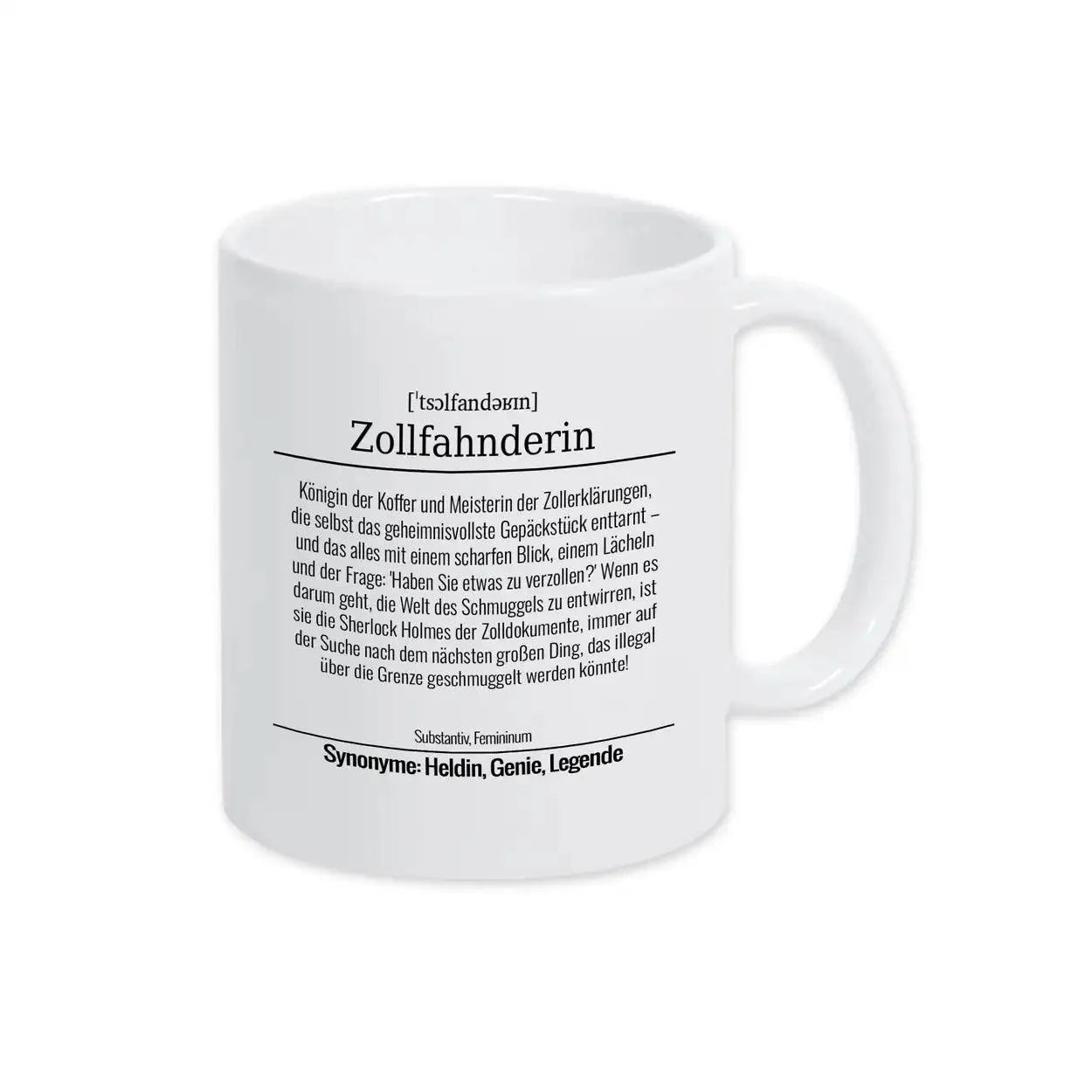Tasse für Zollfahnderin - Druckerino