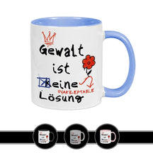 Tasse Gewalt ist keine Lösung - Druckerino