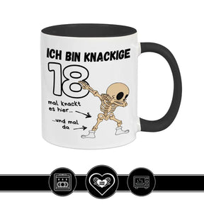 Tasse - Ich bin knackige 18 - Druckerino