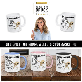Tasse - Ich bin knackige 18 - Druckerino