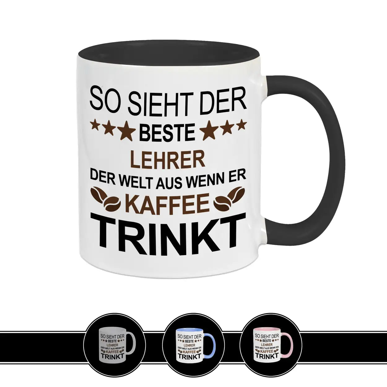 Tasse mit Spruch für den Lehrer - Druckerino