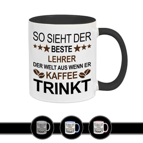 Tasse mit Spruch für den Lehrer - Druckerino
