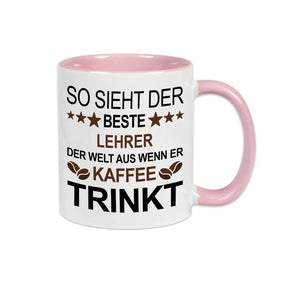 Tasse mit Spruch für den Lehrer - Druckerino