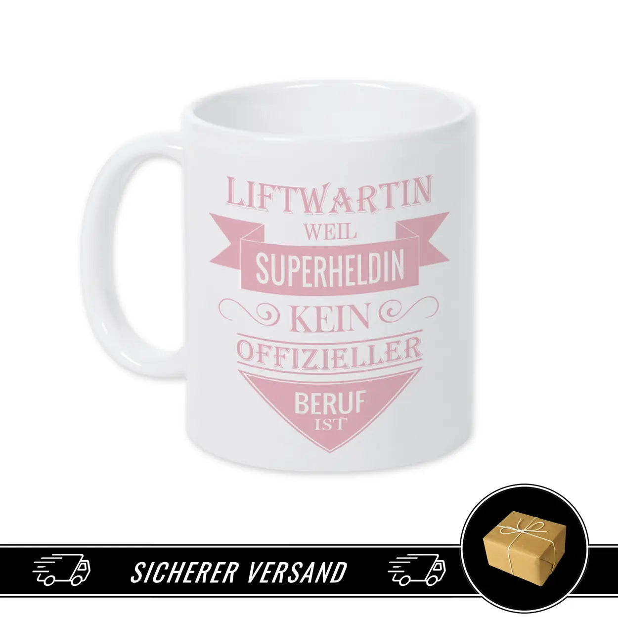 Kaffeetasse Liftwartin - Druckerino