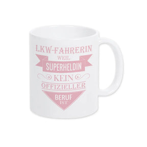 Kaffeetasse Lkwfahrerin - Druckerino