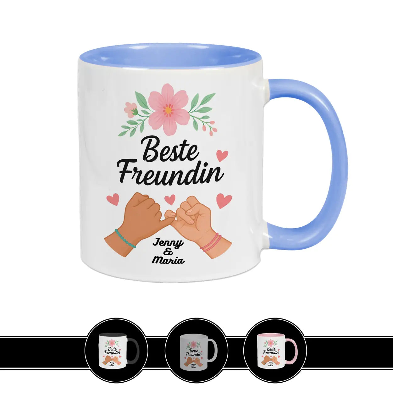 Tasse Beste Freundin personalisiert - Druckerino