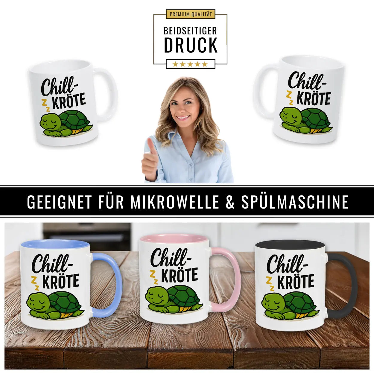 Tasse Chillkröte - Druckerino
