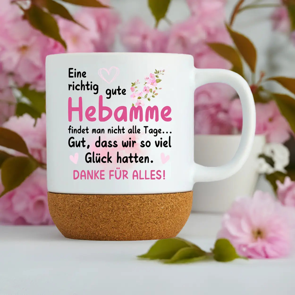 Tasse Eine richtig gute Hebamme findet man nicht alle Tage | Korkboden - Druckerino