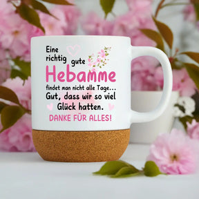 Tasse Eine richtig gute Hebamme findet man nicht alle Tage | Korkboden - Druckerino