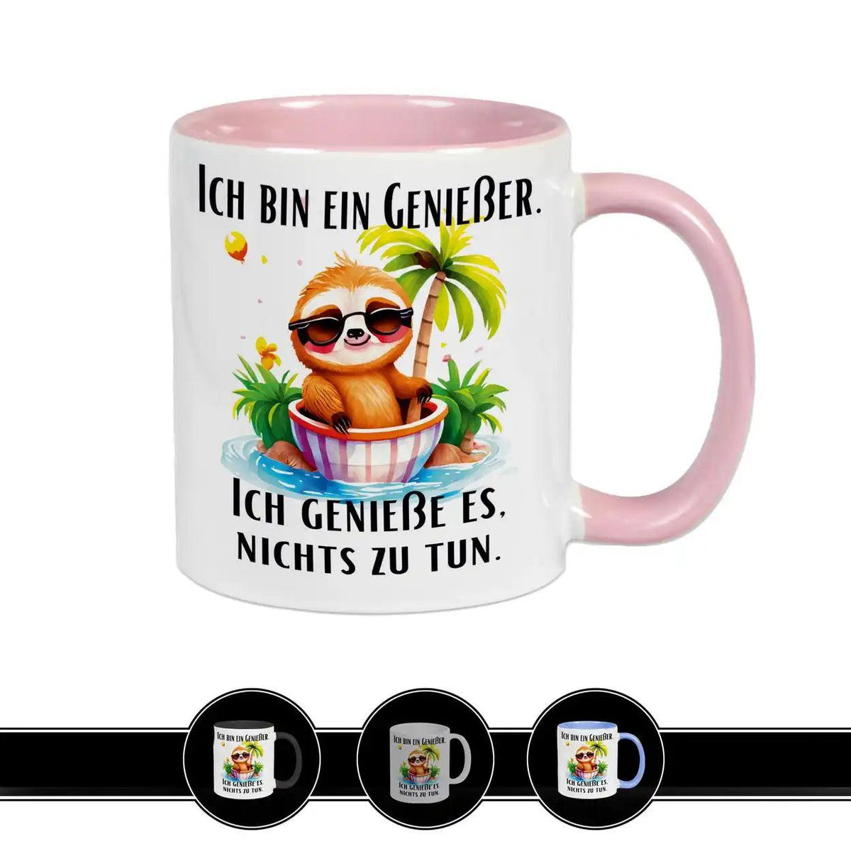 Tasse mit Spruch - Ich bin ein Genießer - Druckerino