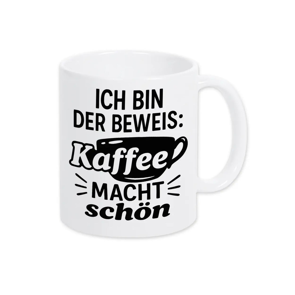 Tasse Kaffee macht schön! - Druckerino