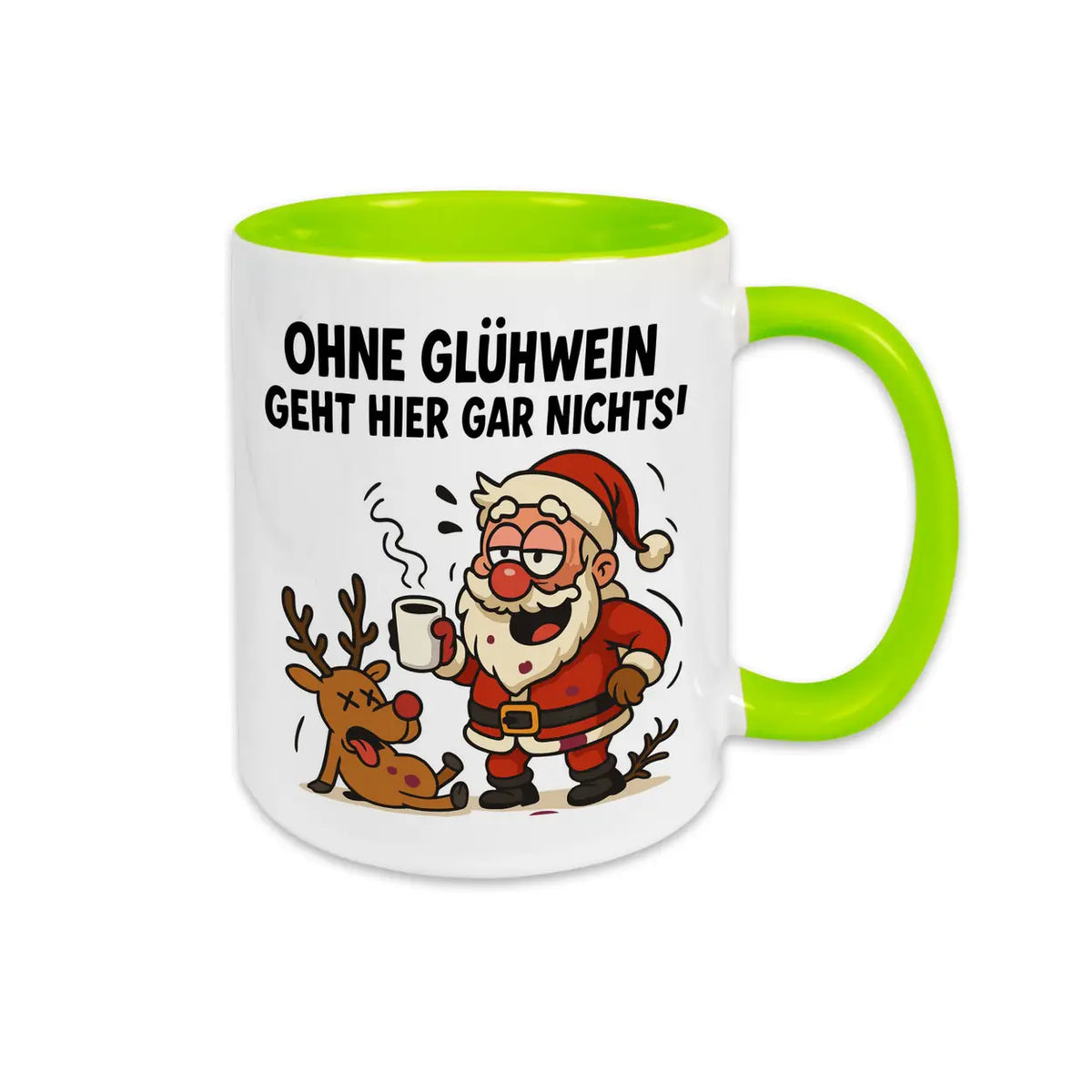 Lustige Glühwein Tasse - Ohne Glühwein geht hier gar nichts