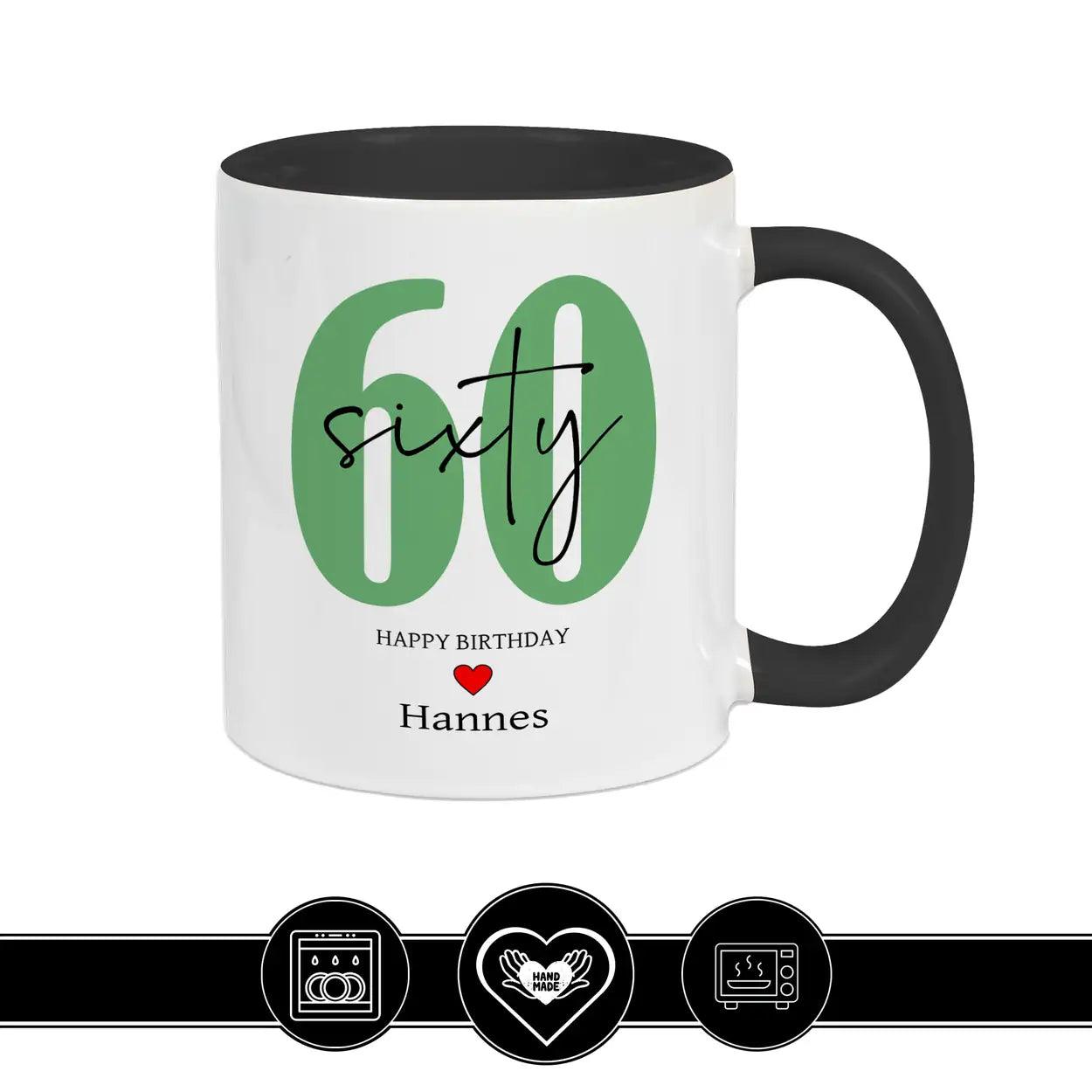 Personalisierte Tasse - 60 Sixty Geschenke