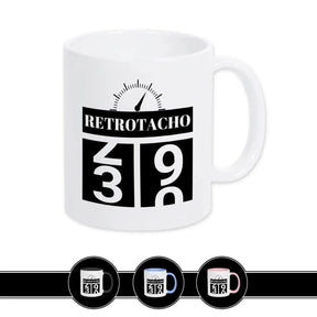 Tasse zum 30. Geburtstag - Retro Tacho - Druckerino