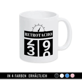 Tasse zum 30. Geburtstag - Retro Tacho - Druckerino