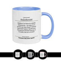 Tasse für Anästhesist Hellblau Geschenkidee Weihnachten