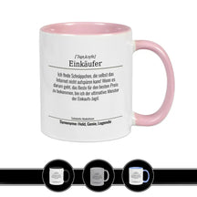 Tasse für Einkäufer Altrosa Geschenkidee Weihnachten