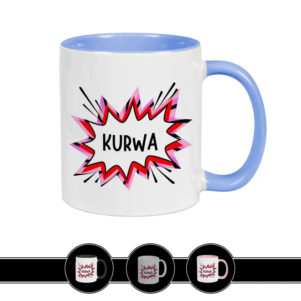 Lustige Tasse | Kurwa Blau Geschenkideen